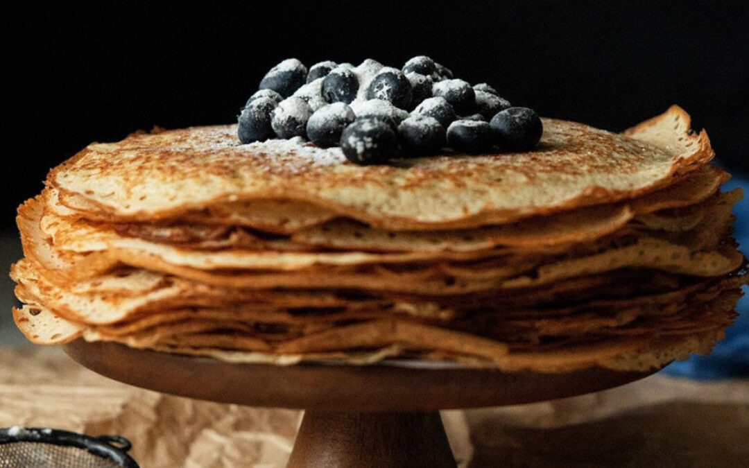 Buckwheat flour pancakes