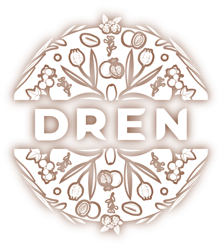 Dren logo - beli